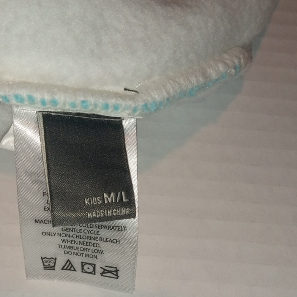 Eddie Bauer Light Blue Beanie with Gray Pom Pom - Picture 2 of 4